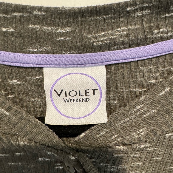 Violet Weekend Grey Knit Dress Size M - Picture 9 of 9